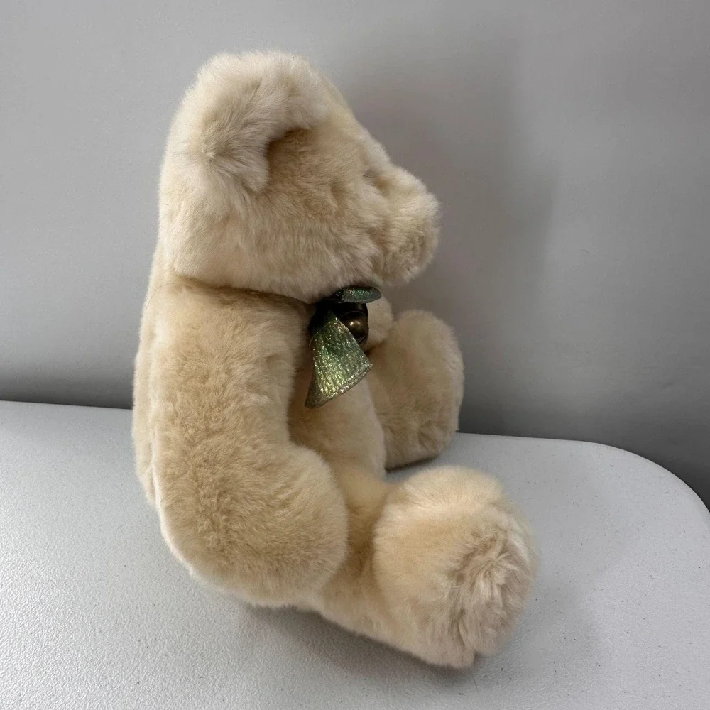 Seasons Greetings Teddy‎ Bear Jingle Bell Bow Plush 12